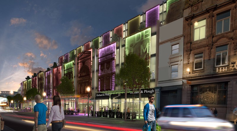 Lime Street Redevelopment At NIght